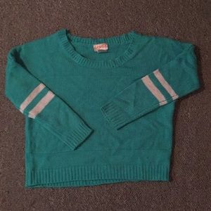 Mint green long sleeve sweater
